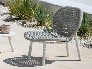 Skate Outdoor Occasional Chair in White 2.