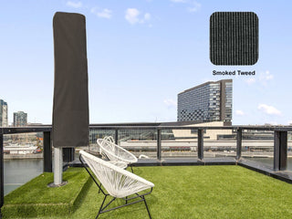 Outdoor Umbrella Cover Aurora 3.5m Octagonal in Smoked Tweed.