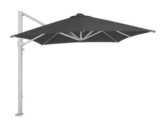 Aurora V2 2.8m Square Cantilever Outdoor Umbrella in Smoked Tweed
