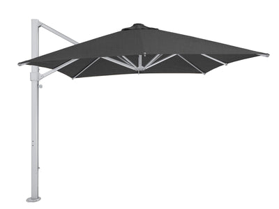 Aurora V2 2.8m Square Cantilever Outdoor Umbrella in Smoked Tweed