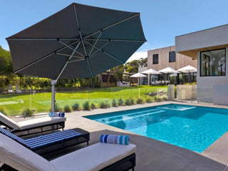 Outdoor Umbrella Cover Eclipse 4m Octagonal in Smoked Tweed 2.