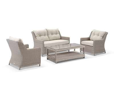 Somerset Sofa Set | Outdoor Lounge Setting in Elk / Beech / 4 Seater / Somerset Coffee Table_1