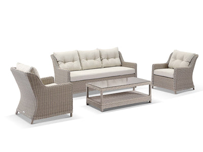 Somerset Sofa Set | Outdoor Lounge Setting in Elk / Beech / 5 Seater / Somerset Coffee Table_1