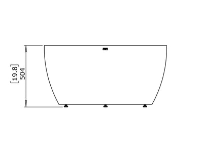 Ecosmart POD 40 Outdoor Fire Table in Graphite 1