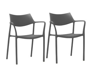 Splash Aire Outdoor Dining Chair Set in Set of 2