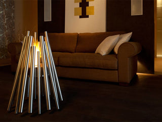 Ecosmart Stix Outdoor Fire Pit in Stainless Steel 6.