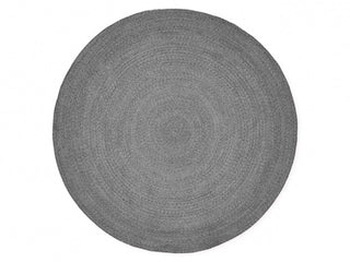 Suns Round Outdoor Rug in Dark Grey / 300cm