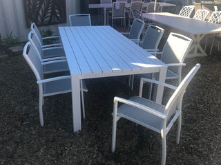 SYD FLOORSTOCK SALE - Adele Table With Verde Chairs 9pc Outdoor Dining Setting_1
