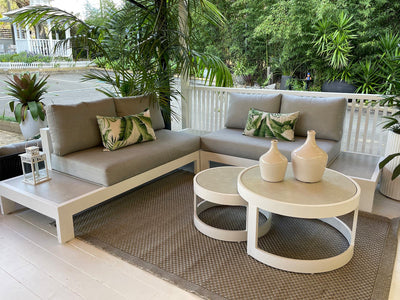 FLOOR MODEL - Aspen 4 Seater Outdoor Platform Lounge Setting_1