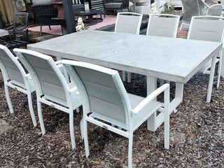 SYD FLOORSTOCK SALE - Marbella Table with Verde Chairs 7pc Outdoor Dining Setting_2