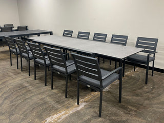 SYD FLOORSTOCK SALE - Mona C22 with Twain Chairs 11pc Dining Setting_1