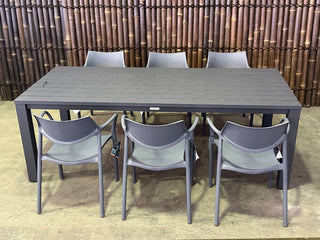 SYD FLOORSTOCK SALE - Adele Table with Splash Aire Chairs 7pc Outdoor Dining Setting_1