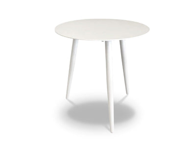 Syros Outdoor Side Table in White