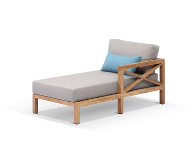 MELB CLEARANCE-  Hampton Teak Outdoor Chaise_1