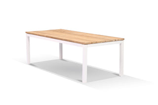 Marseille Extension Outdoor Dining Table in White / 220 - 340cm 3.