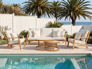 Tegel Sofa Set | Outdoor Lounge Setting in Tegel Coffee Table 6