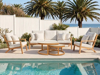 Tegel Sofa Set | Outdoor Lounge Setting in Tegel Coffee Table 6
