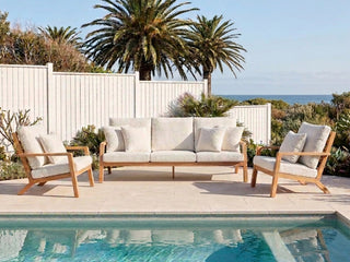 Tegel Sofa Set | Outdoor Lounge Setting in Without Coffee Table 6