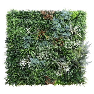 Outdoor Artificial Vertical Garden Wall Panel in Green Eucalyptus 4.
