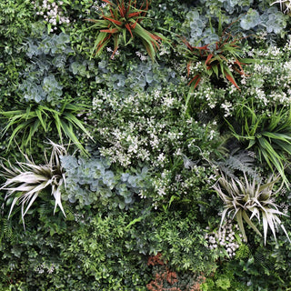 Outdoor Artificial Vertical Garden Wall Panel in Green Eucalyptus 1