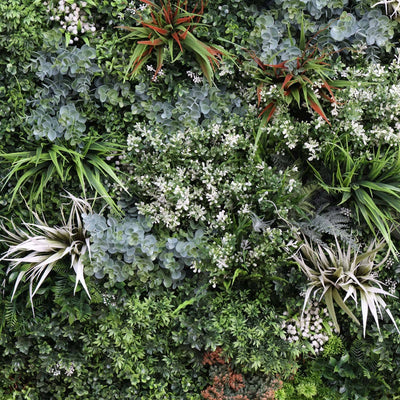 Outdoor Artificial Vertical Garden Wall Panel in Green Eucalyptus 1