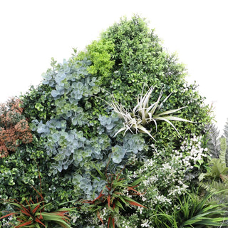 Outdoor Artificial Vertical Garden Wall Panel in Green Eucalyptus 3.