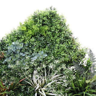 Outdoor Artificial Vertical Garden Wall Panel in Green Eucalyptus 2.