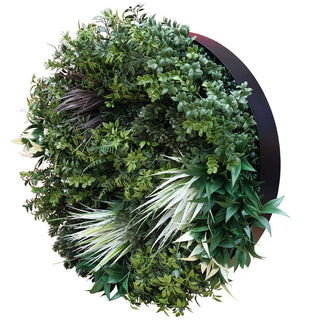 Outdoor Artificial Vertical Garden Wall Disk in White / 60cm 4.