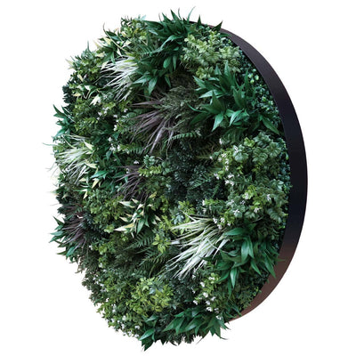 Outdoor Artificial Vertical Garden Wall Disk in White / 100cm 2.
