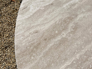 Aspen Ceramic Platform | Outdoor Lounge Setting in White / Travertino / Beech / 6 Seater 2RH-3LH-CNR / Milos Coffee Table Set_4