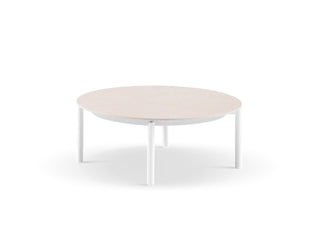 Treble Sofa Set | Outdoor Lounge Setting in White / Latte / Silver Beige / 4 Seater / Treble Coffee Table_7