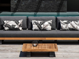 Truro Teak Platform | Outdoor Lounge Setting in Sooty / 6 Seater / Truro Coffee Table_6
