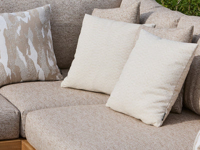 Truro Teak Platform | Outdoor Lounge Setting in Tundra Rye / 5 Seater Modular / Truro Coffee Table_2