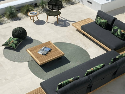 Truro Teak Platform in Sooty / 5 Seater Modular / Truro Coffee Table_1