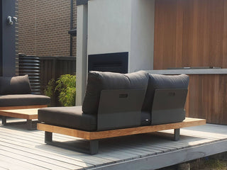 Truro Teak Platform | Outdoor Lounge Setting in Sooty / 4 Seater / Truro Coffee Table_17