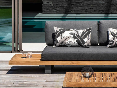 Truro Platform Outdoor Lounge in Sooty / 2 Seater 2.