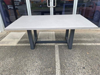 SYD FLOORSTOCK SALE - Geo Cement Table - 180 x 100cm_1