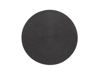 Tulum Round Outdoor Rug in Charcoal / 200cm 1