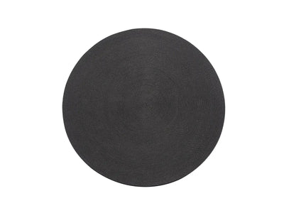 Tulum Round Outdoor Rug in Charcoal / 200cm 1