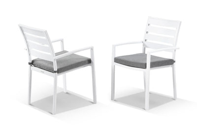 Twain Outdoor Dining Chair Set in White / Mist / Set of 2_2