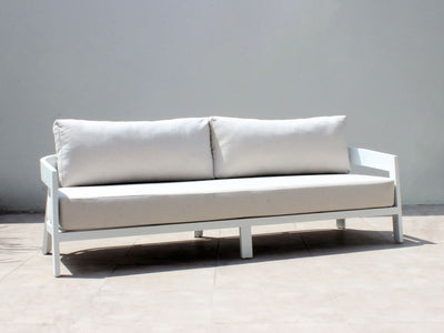 Ubud Sofa Set | Outdoor Lounge Setting in White / Lopi Marble / 6 Seater / Without Coffee Table_2