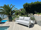 White / Grey Chine / 2 Seater