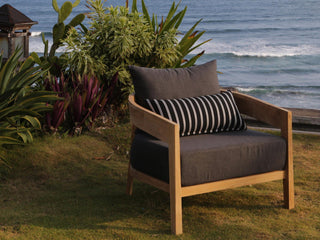 Ubud Teak Sofa Set | Outdoor Lounge Setting in Teak / Sooty / 4 Seater / Ubud Coffee Table_5