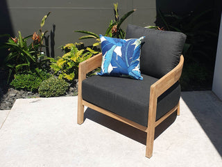 Ubud Teak Sofa Set | Outdoor Lounge Setting in Teak / Sooty / 4 Seater / Ubud Coffee Table_15