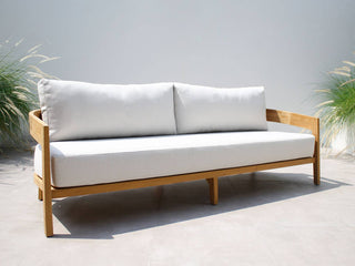 Ubud Teak Sofa Set | Outdoor Lounge Setting in Teak / Lopi Marble / 5 Seater / Ubud Coffee Table_3