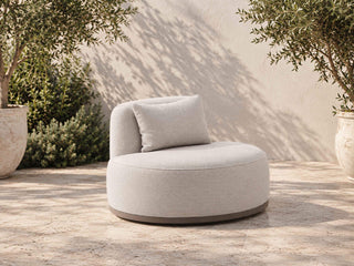 Rivena single outdoor lounge lifestyle. 