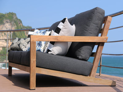 Venlo Outdoor Lounge in Sooty / 3 Seater 1