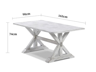 Vogue Outdoor Dining Table in 165x90cm 2.