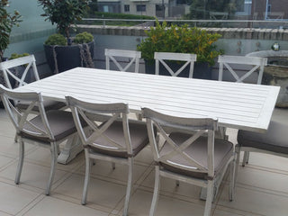 Vogue table with Valencia  Chairs  - 9pc Outdoor Dining Setting_5