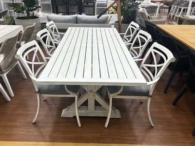 SUNSHINE COAST FLOORSTOCK SALE - Vogue 7pc Outdoor Dining Setting